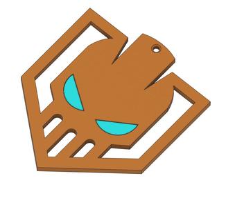Metalstorm Keychain (Helmet)