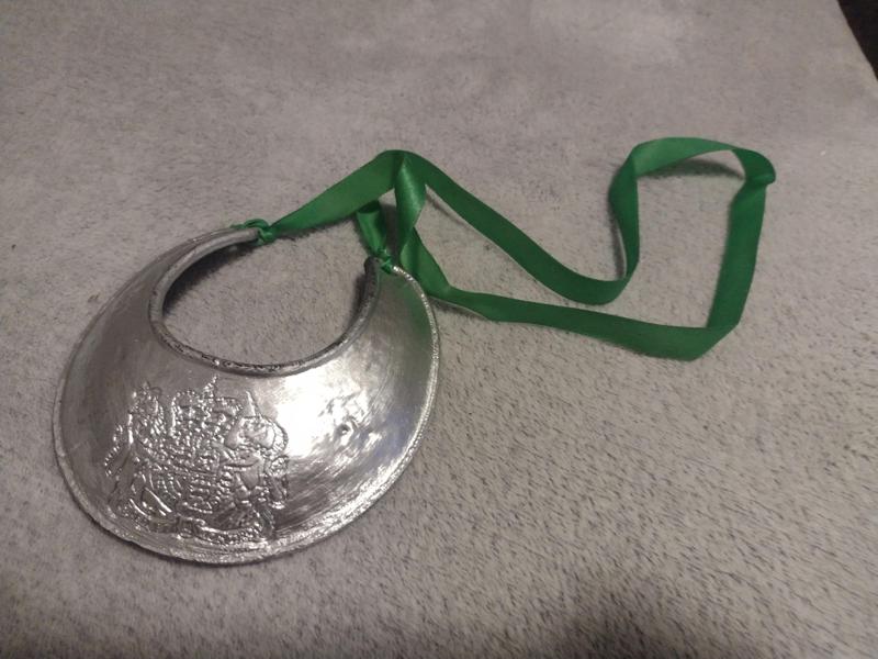 Gorget Richard the Lionheart  "dieu et mon droit " 1198