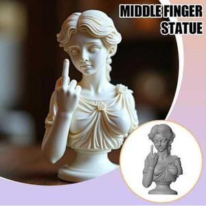 Middle Finger Goddess Statue – Funny Classic Decor