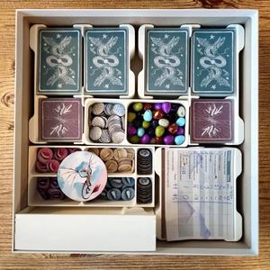 Wyrmspan Box Insert - Base Game + Room for Possible Expansion! No Lid Lift!