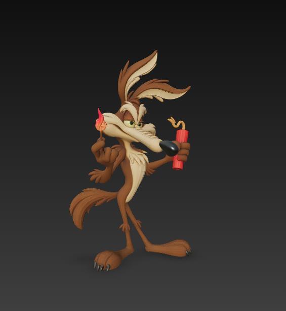 COYOTE CARTOON CHARACTER