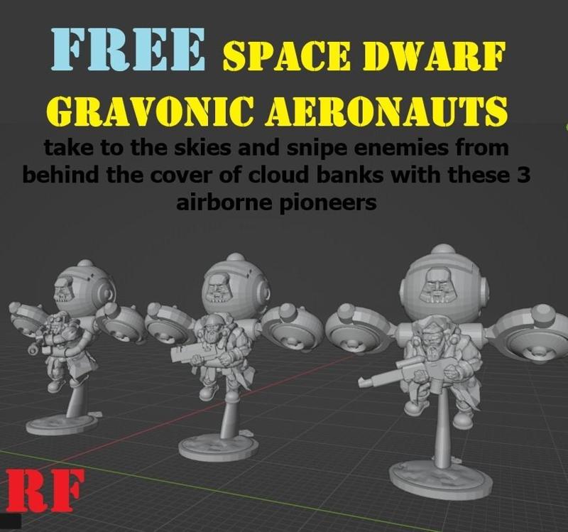 free space-dwarf gravonic aeronauts
