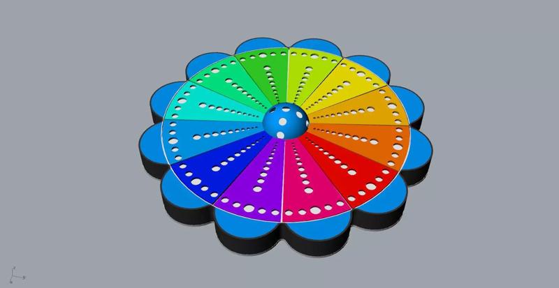 children Scented wall clock 3D Model