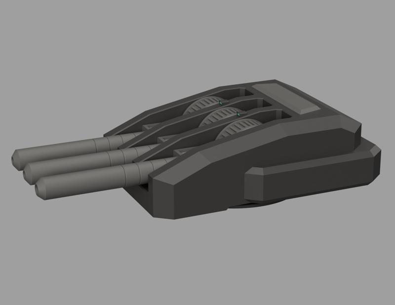 Addon: Mark 15 Breakwater naval coilgun for UNSC Starships (Halo Fleet Battles Redux)