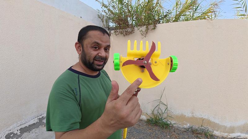 Drone Motor Weed Cutter Project