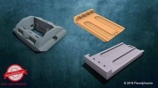 Miele fridge door handle opener plate