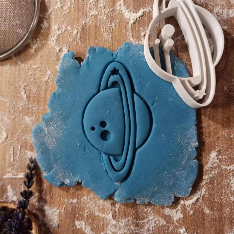Ringed Planet Cookie - Clay Cutter - Gift for Space Lovers
