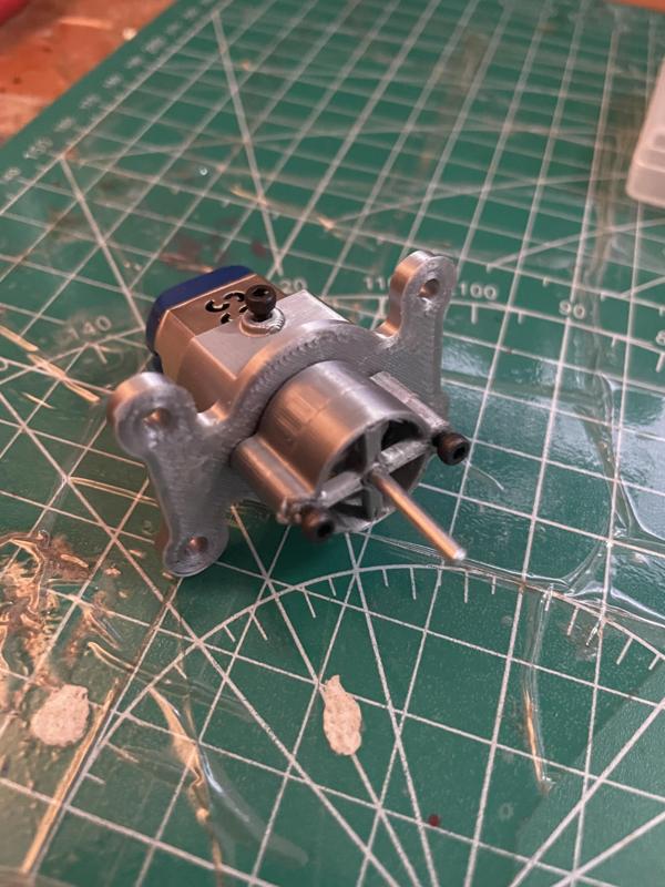 standard DC motor (130 Size) 1:4 geared + mount