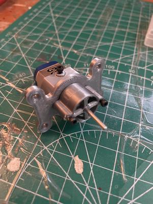 standard DC motor (130 Size) 1:4 geared + mount