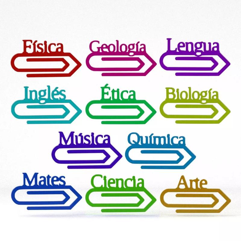 Sujetapapeles Asignaturas Colegio