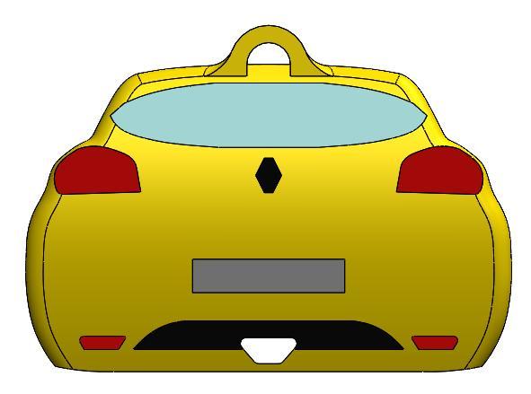 MEGANE 3 RS - KEYCHAIN - PORTE CLEFS