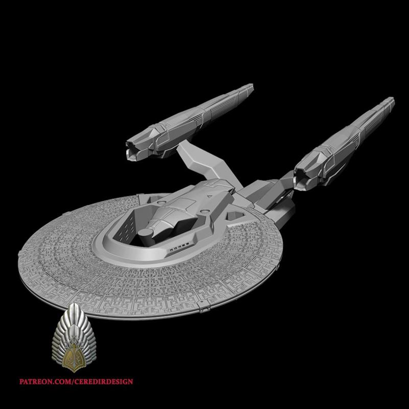 USS Vengeance Star Trek 3d digital download