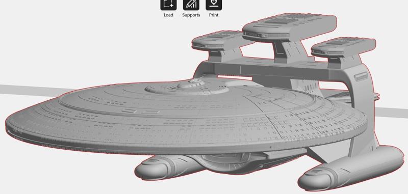 USS Gantry - Star trek federation starship