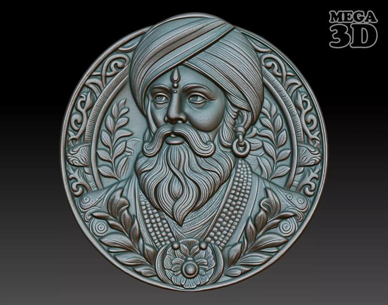 Indian Patriarch basrelief 08 240824