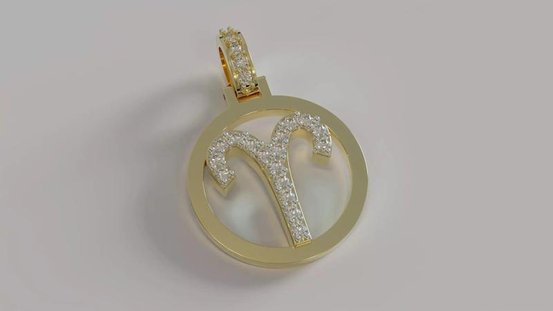 horoscope pendant