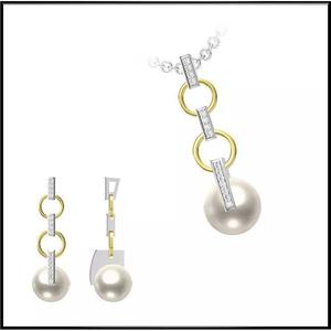 JCD Format Minimalist pearl pendant jewelry design