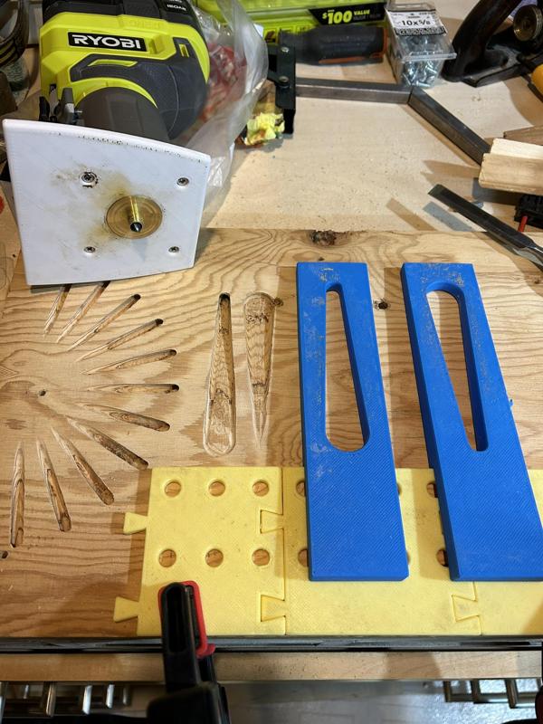 Linear Pattern Router Carving Jig