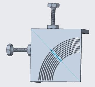 adjustable template for curves