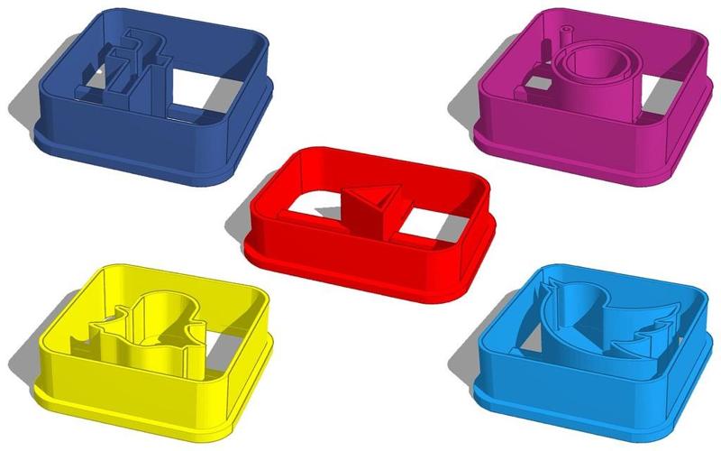 Social Media Cookie Cutters (Facebook, Instagram, Snapchat, Twitter, YouTube)