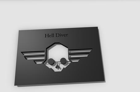 Hell-Diver Stencil