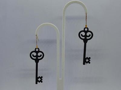Time Key Earrings