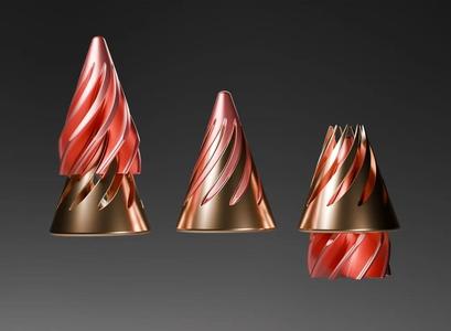 Spiral cone fidget toy