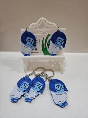 Inside out sadness keychain