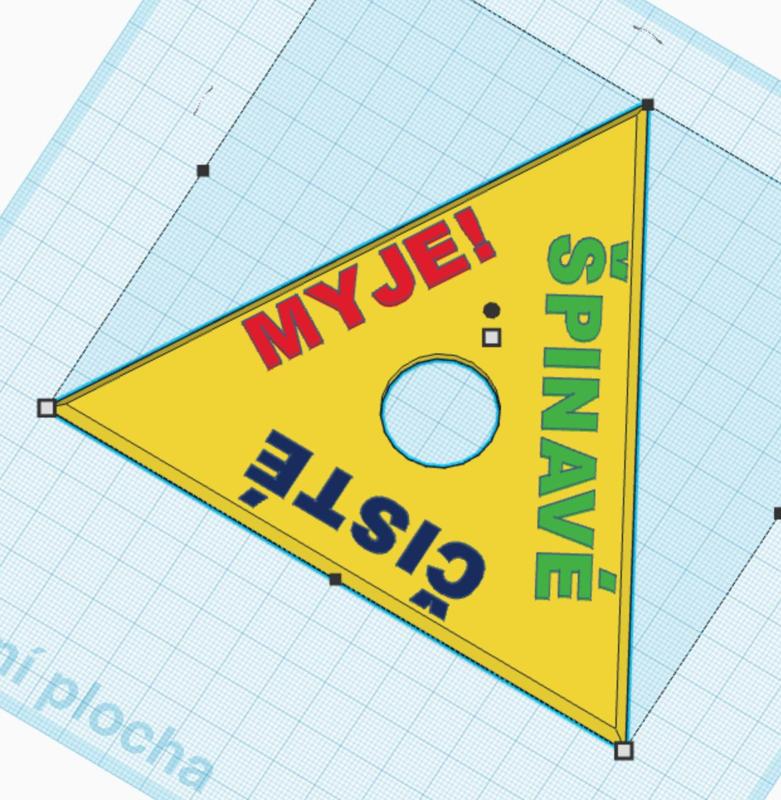 Cedule na myčku (Dishwasher sign)