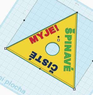 Cedule na myčku (Dishwasher sign)