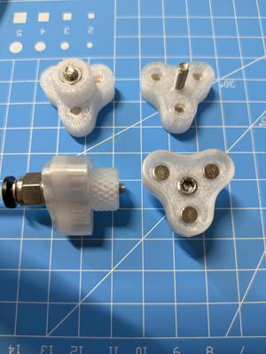 STRONGER Magnetic PFTE Tubes coupler dock with magnet for Drybox