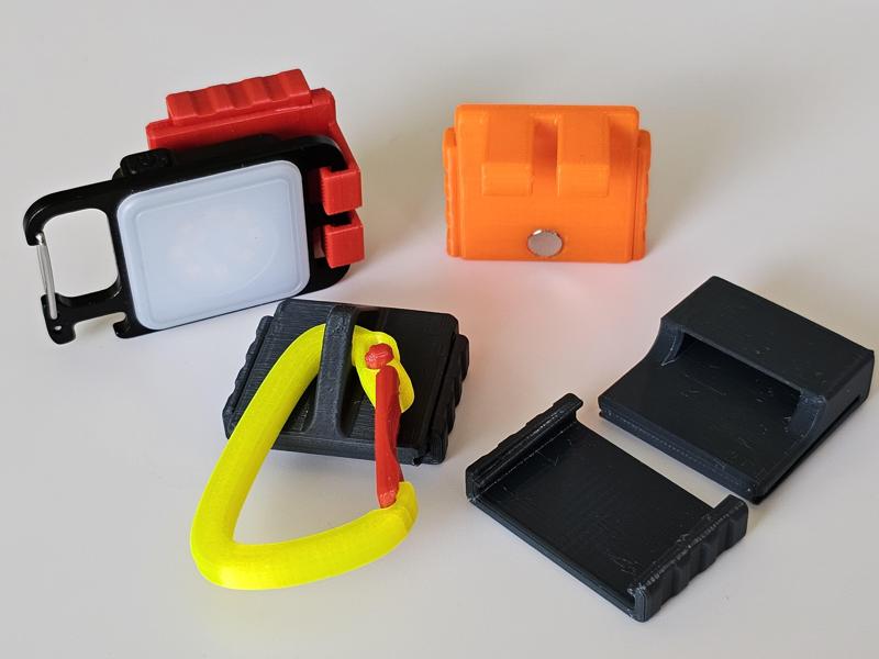 Accessory holder for backpack or strap