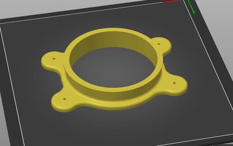 Flange for 4" Drier Duct (remix)