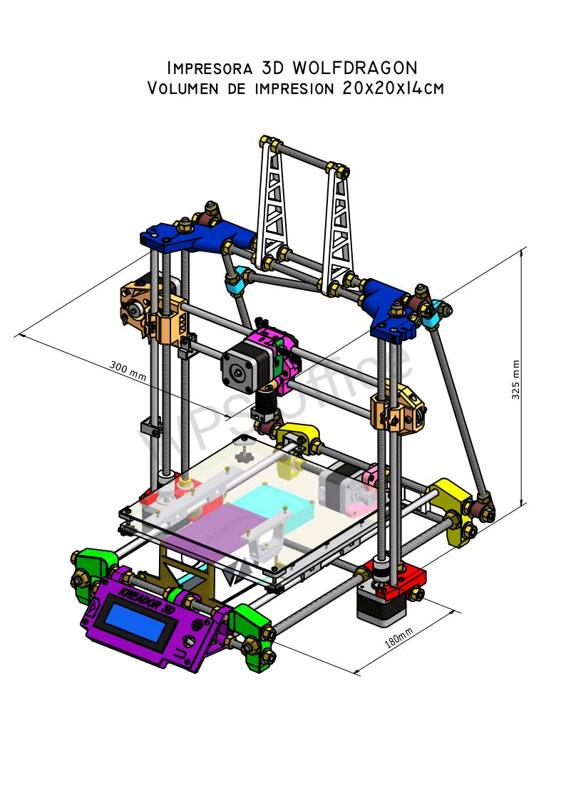 Impresora 3D WOLFDRAGON