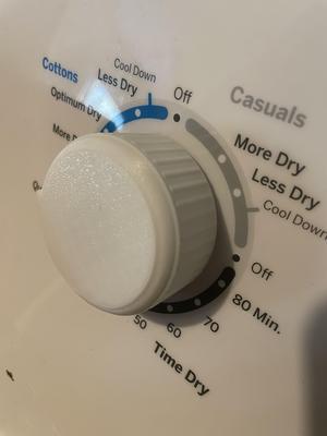 GE Dryer Knob