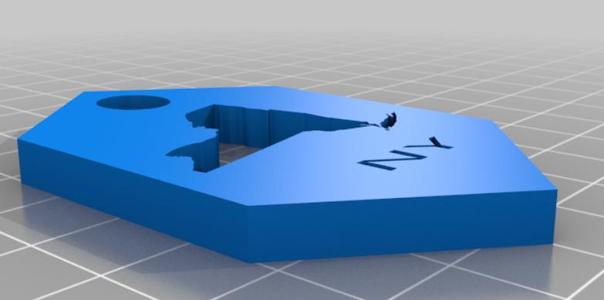 New York state keychain