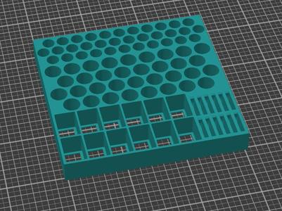 Battery Organizer Tray - correct size remix