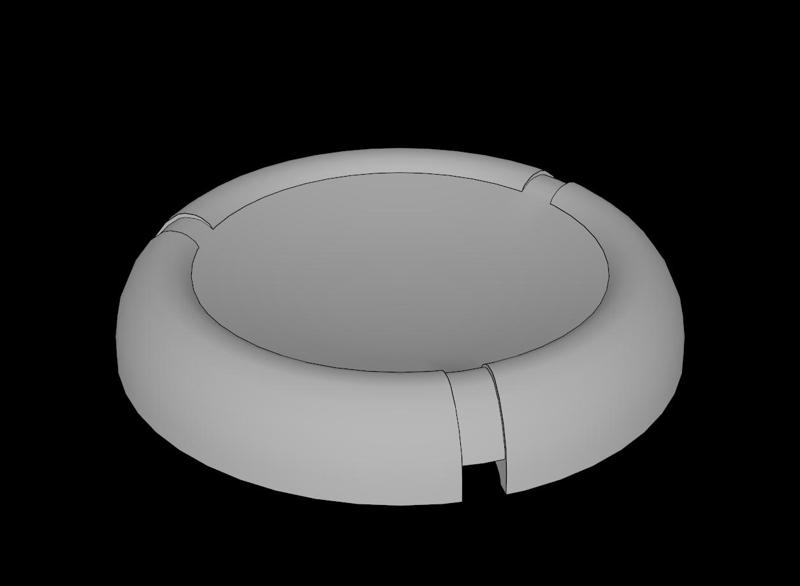 Lego Compatible (32171.dat) Technic Disc  5 x  5 Projectile