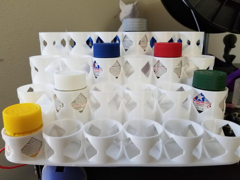 Tamiya 24 slot paint rack flat