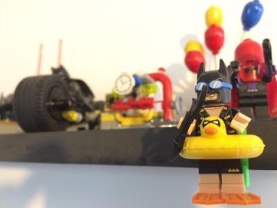 Lego Minifigure Wall Stand (option 2: back space x 1)