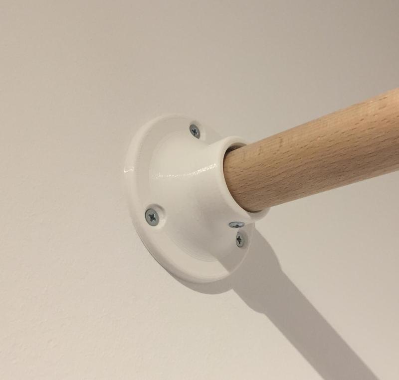 Simple Coat Hanger Mounting Bracket