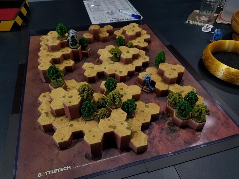 Hex Map Hills (Battletech Desert #3)