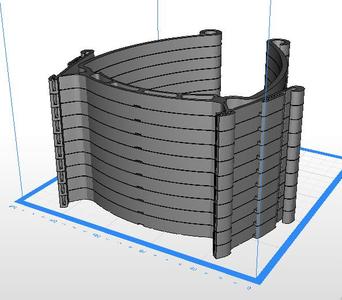 Stackable visière sans perçage et sans élastique