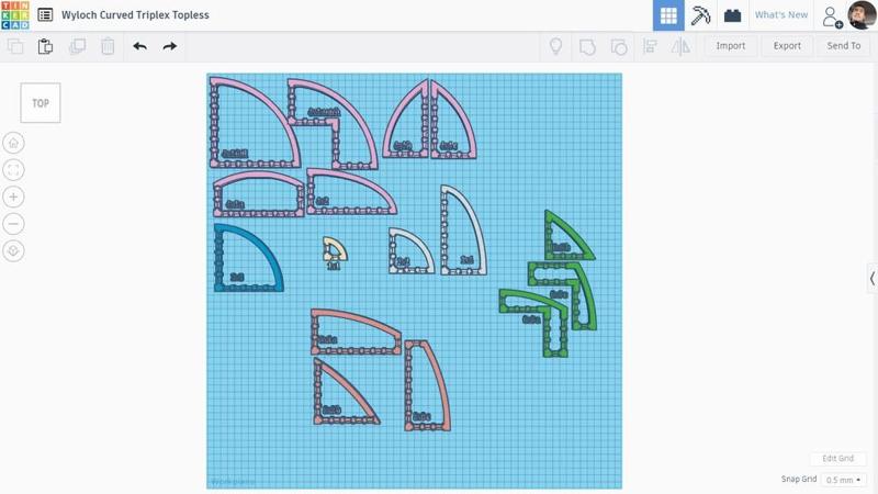 OpenForge 2.0 Wyloch Curved Triplex Topless + Connector