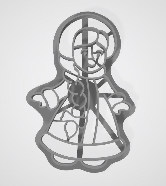Snow Maiden cookie cutter