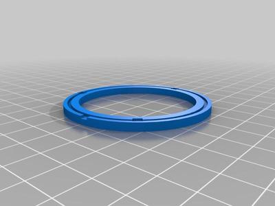 Monoprice Delta Mini Effector add on ring for LED