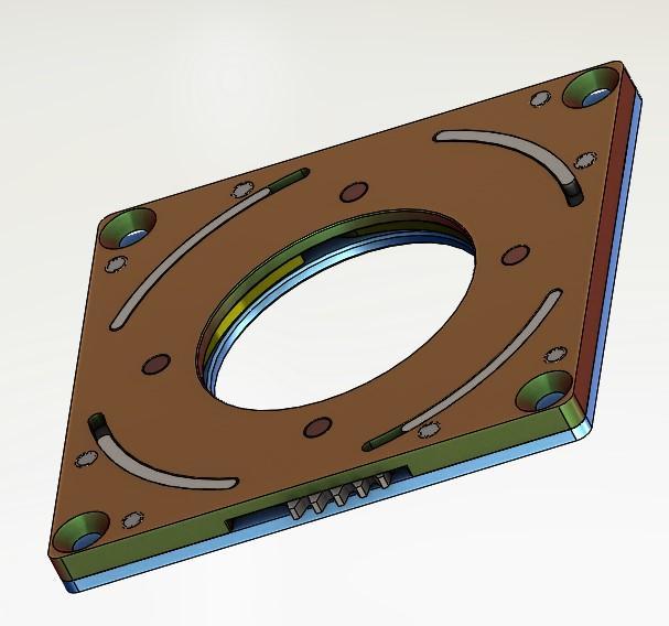 D20T3B4 TY2-Motorized or Manually Industrial mechanical shutter design plan type 2