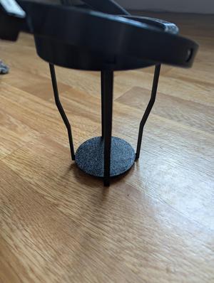 Slated Clip support parts for gyro cup holder