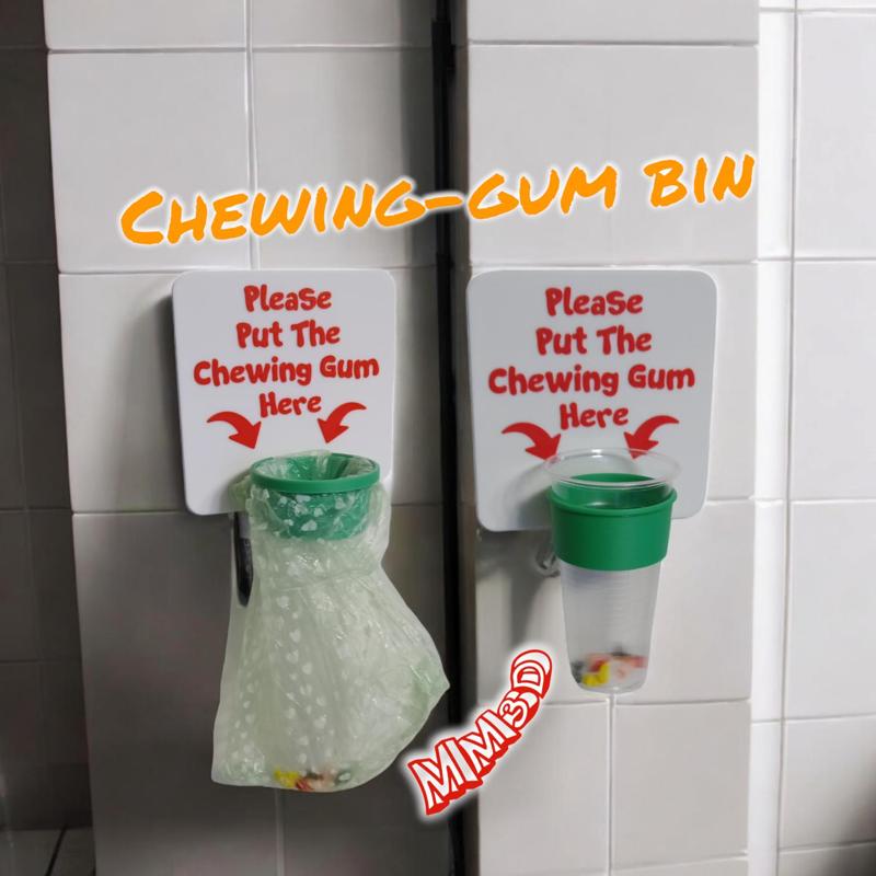 Chewing Gum Bin Trash