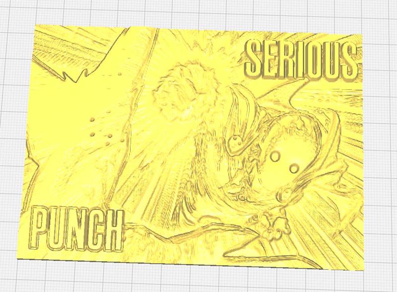 One punch Man Lithophanes