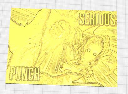 One punch Man Lithophanes